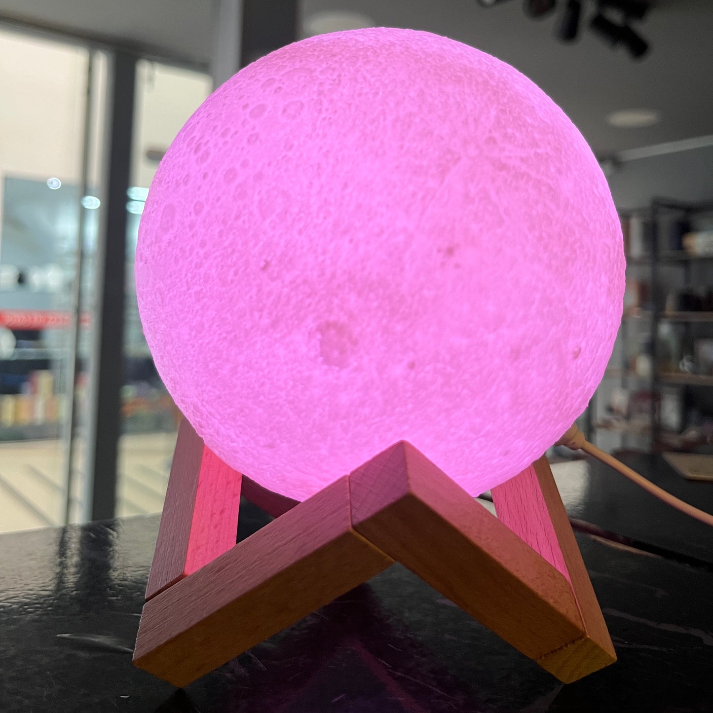Lámpara luna multicolor 🌈🌕