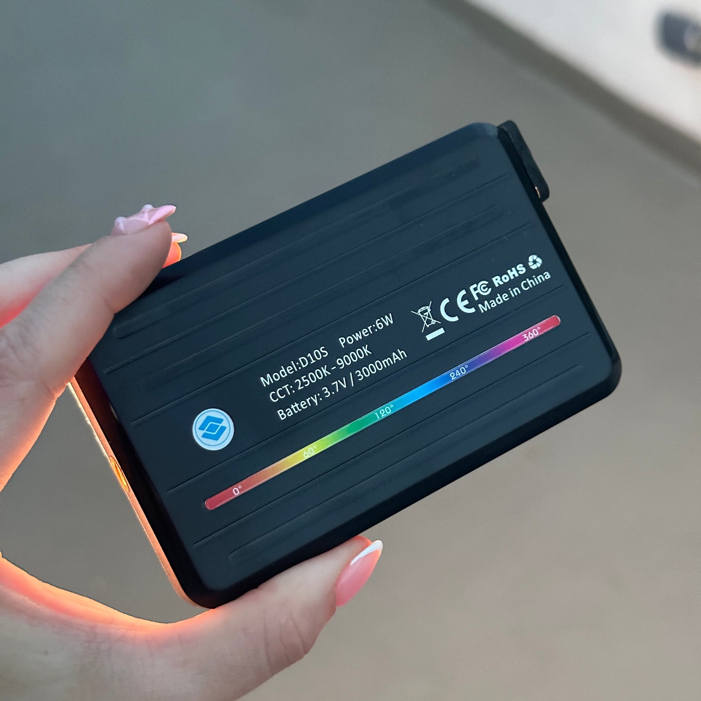 Luz led PRO RGB đpara celularđ˛ o cĂĄmarađ¸D10s