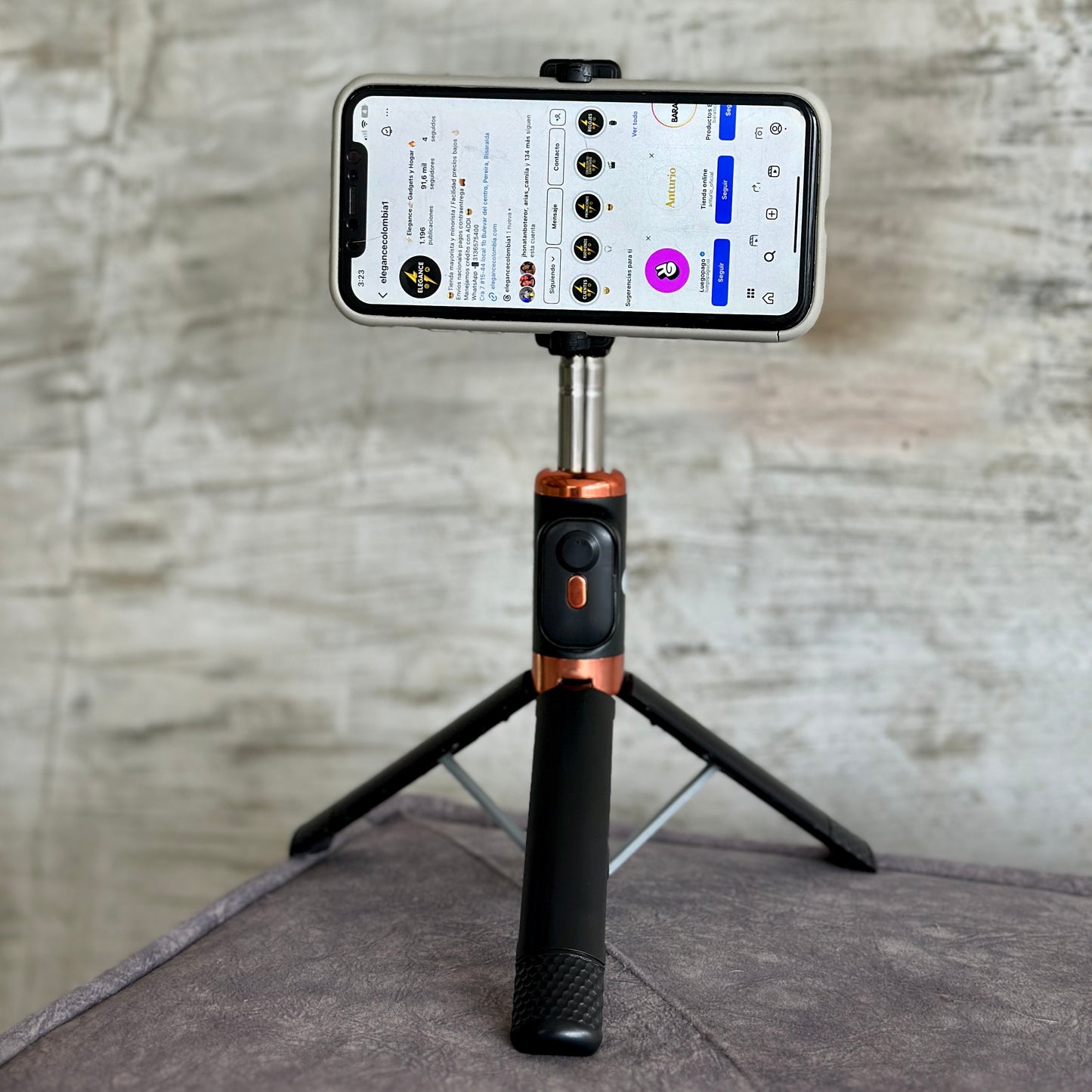 Tripode/ palo selfie JC-16 đ€łâĄïž1.10m