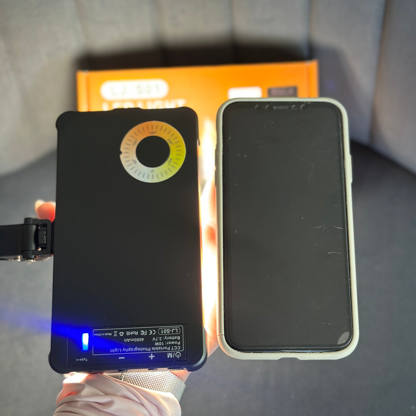 Luz led LJ-S01 BIGđČ para celular o cĂĄmara pro đ«°đ»