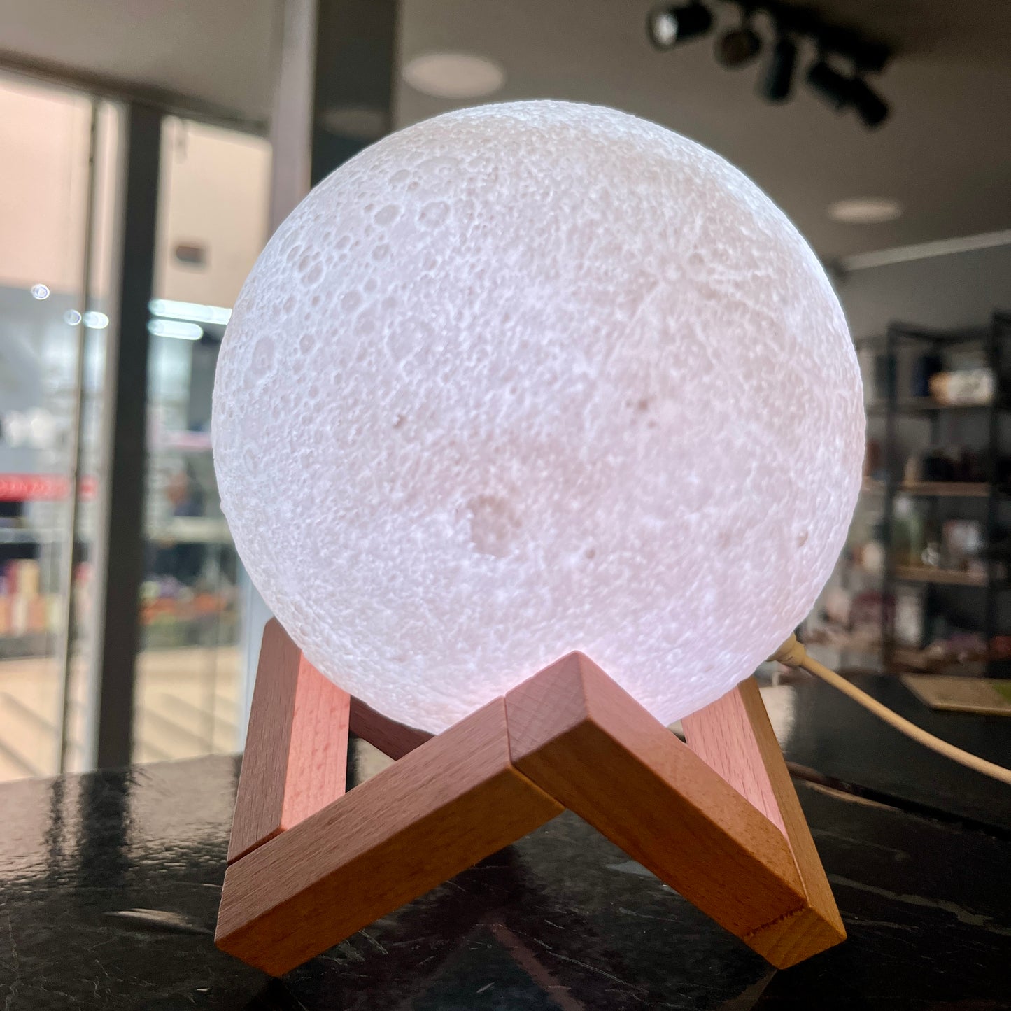 Lámpara luna multicolor 🌈🌕