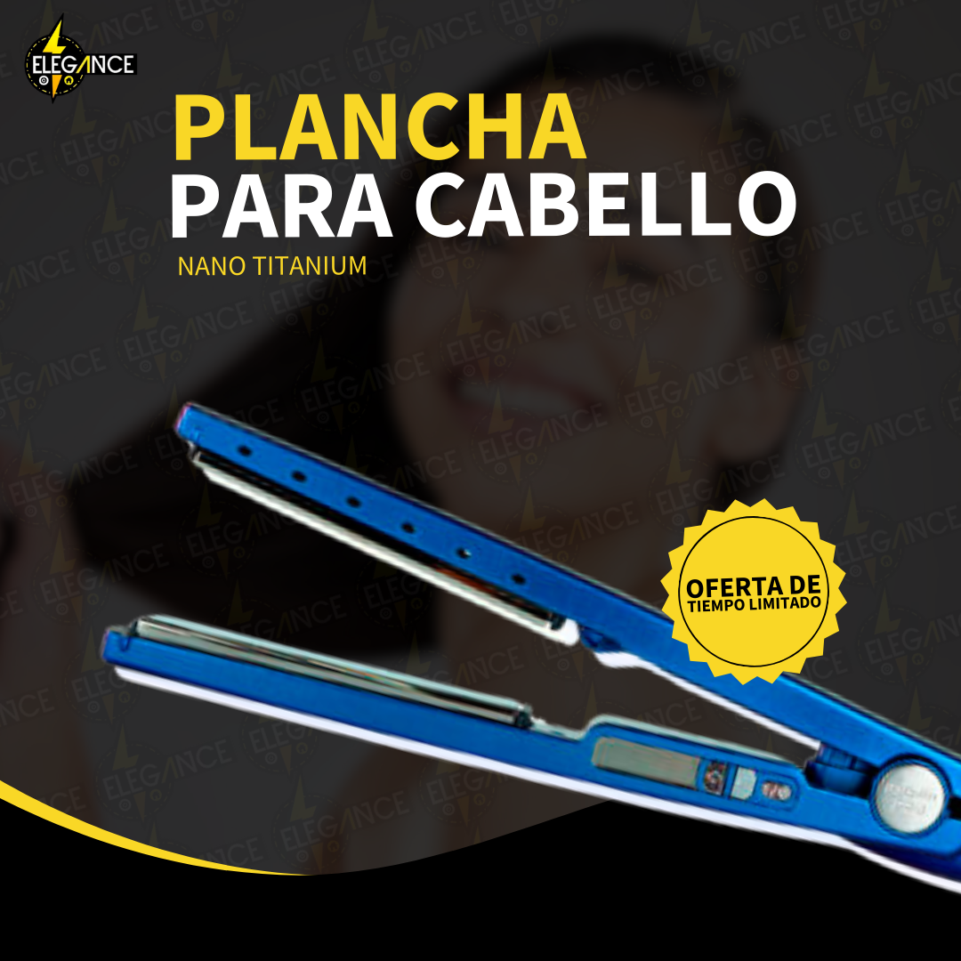 Plancha de Cabello Nano Titanium
