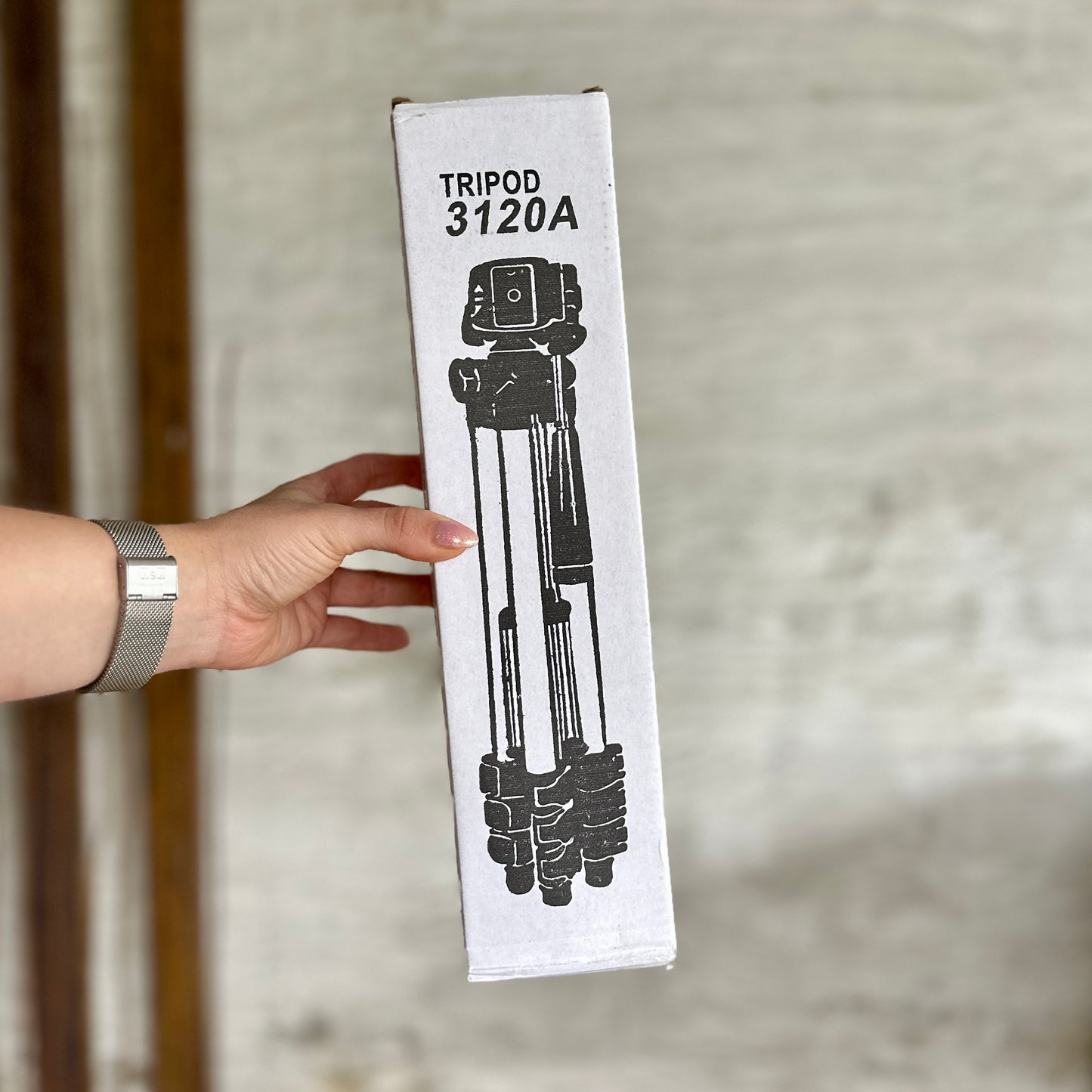 TrĂpode para celular đ± 3120A con control Bluetooth đ