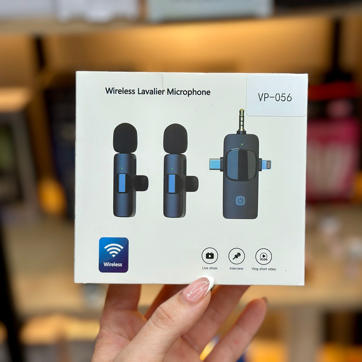 MicrĂłfonos đ€ para celular x2đ± + adaptador triple đđ»Vp-056