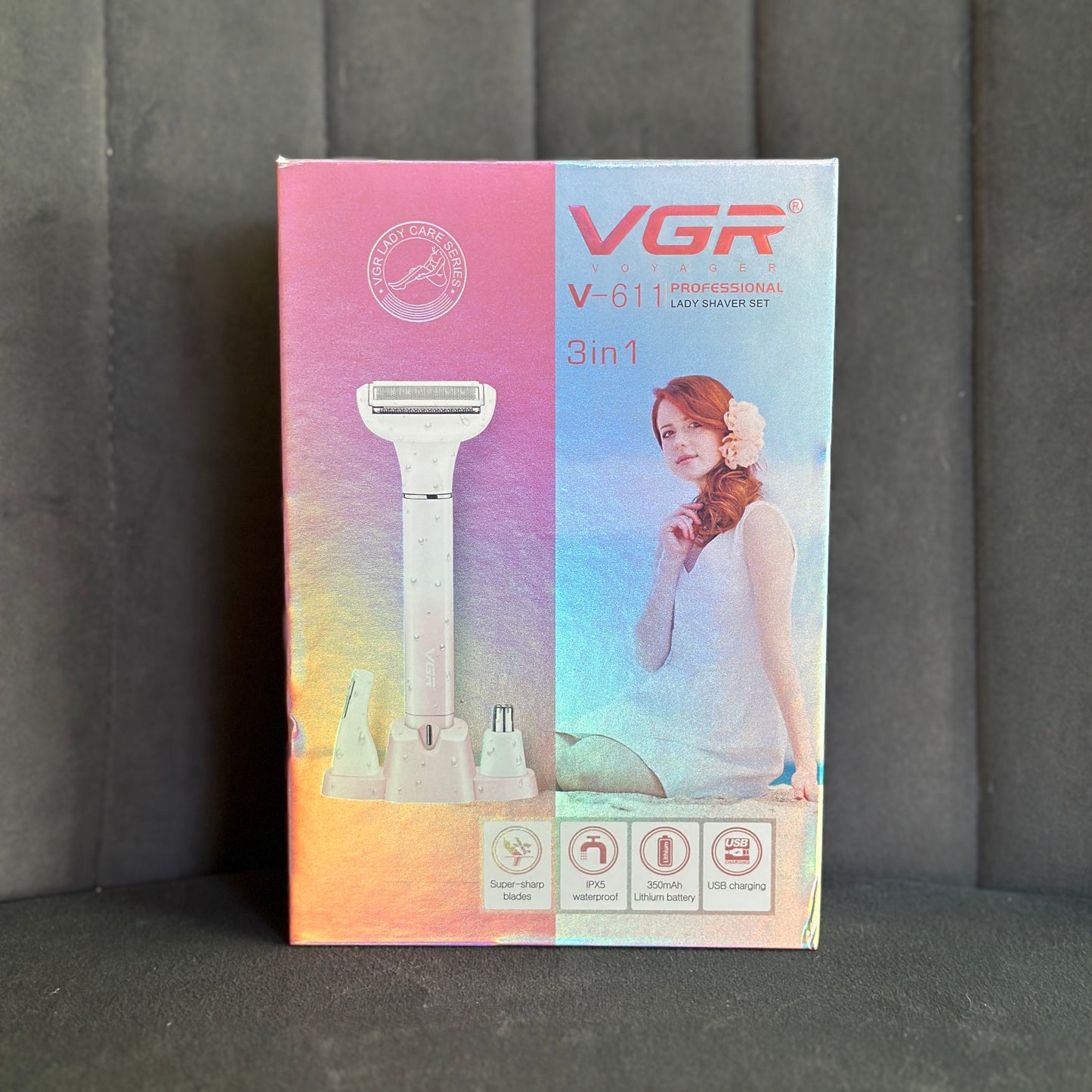 MĂĄquina afeitadora 3en1 para mujer đ VGR 611