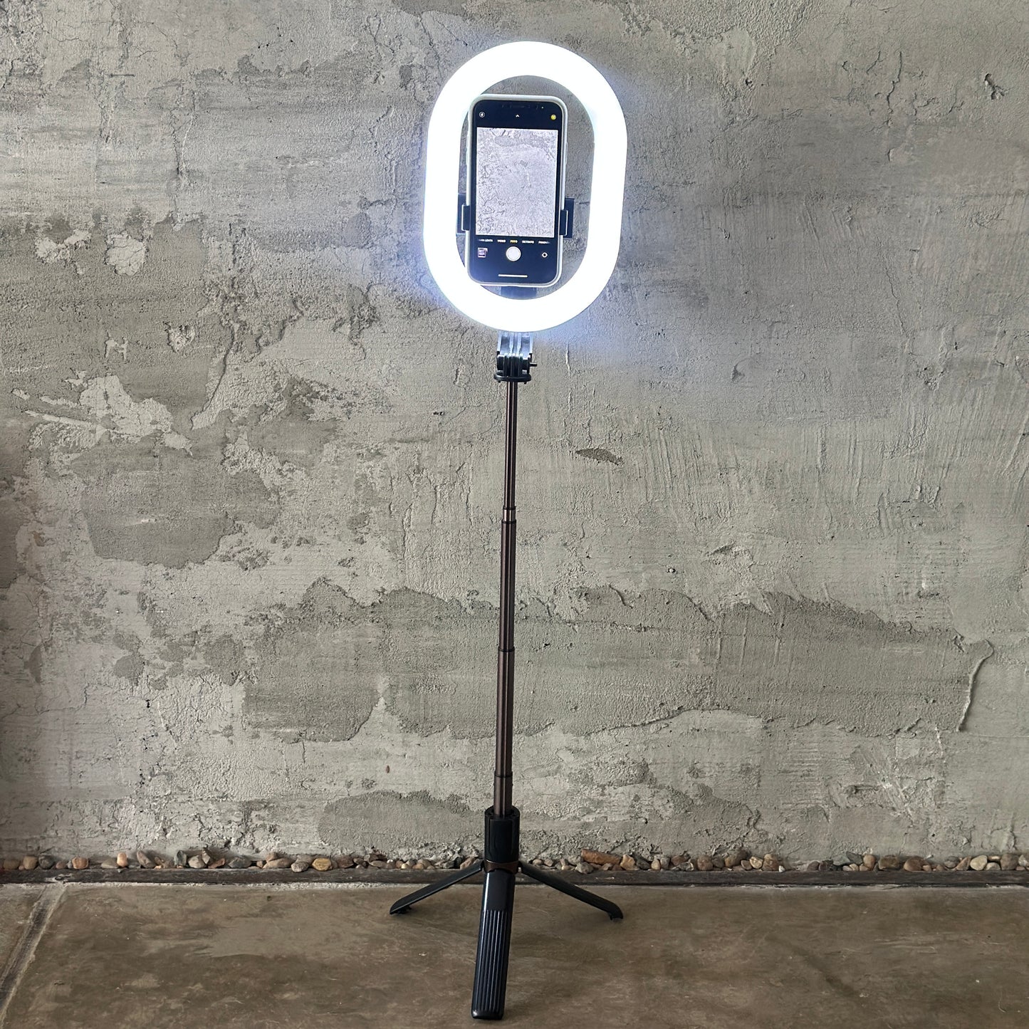 Aro de luz mini + trĂpode y control A8đ€łâïž
