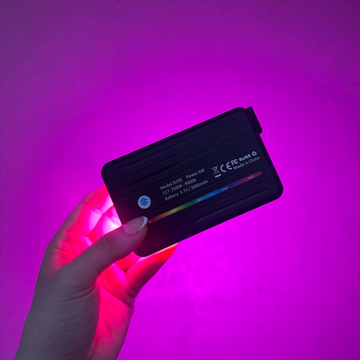 Luz led PRO RGB đpara celularđ˛ o cĂĄmarađ¸D10s