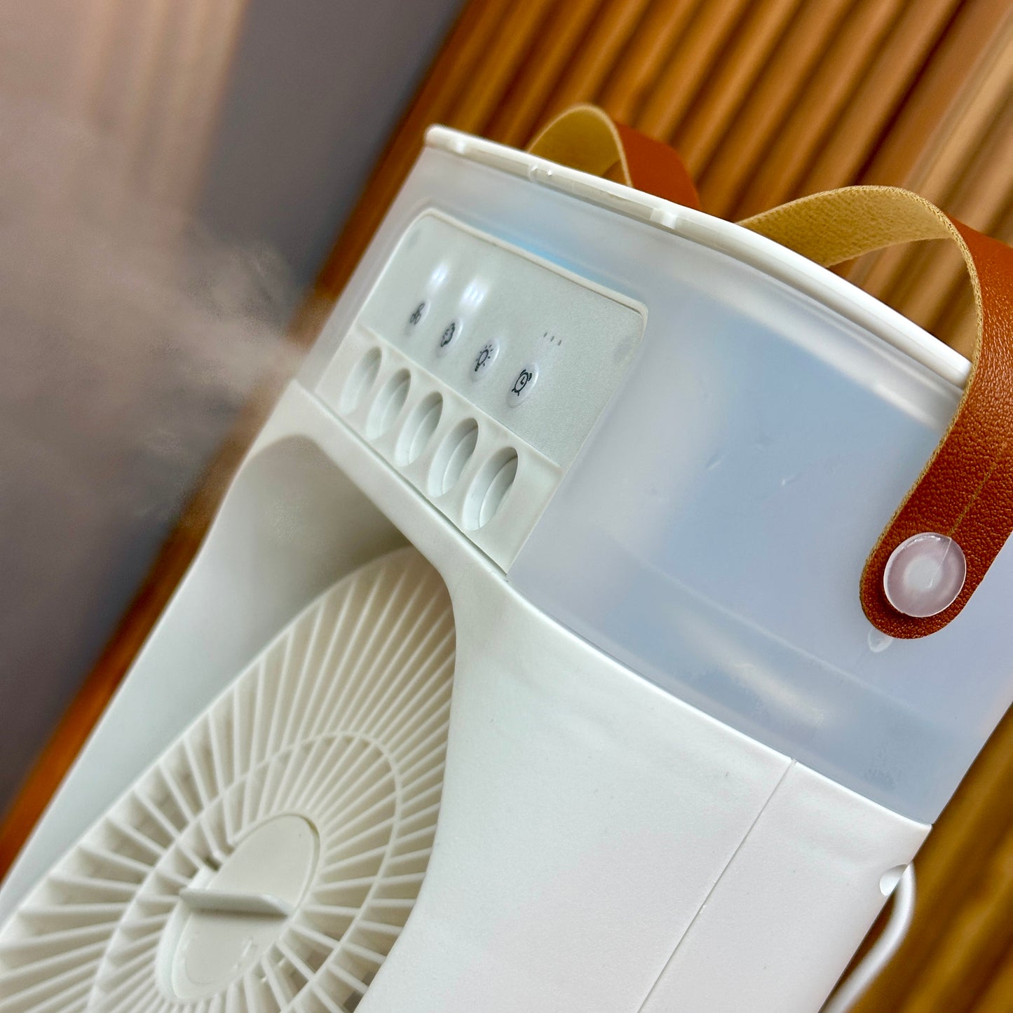 Ventilador de mesa con vapor refrescante ❄️😎