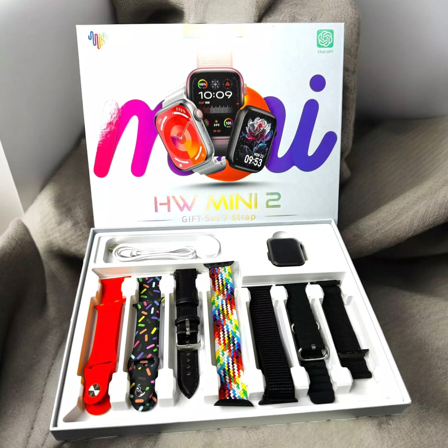 Reloj Smart Watch HW MINI2 +7 manillas