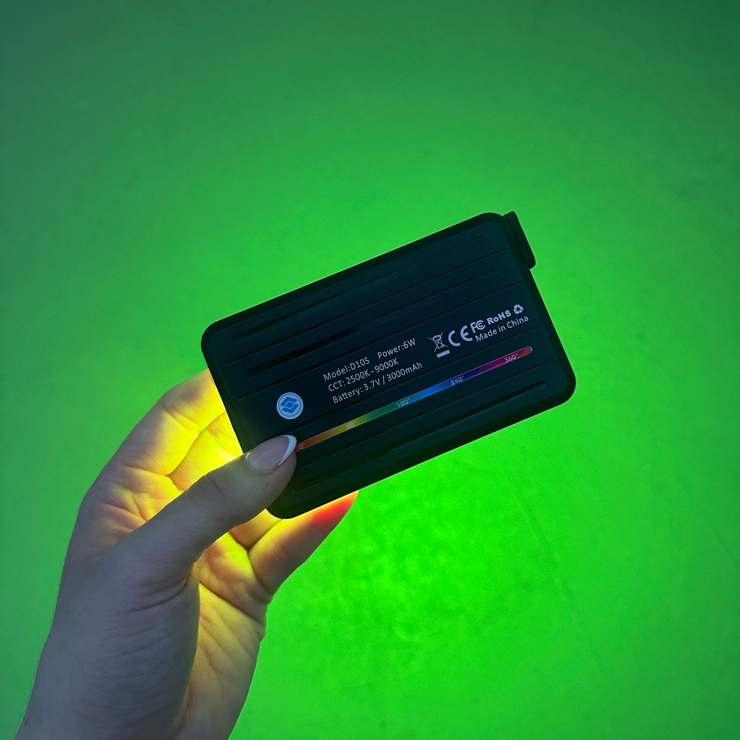 Luz led PRO RGB đpara celularđ˛ o cĂĄmarađ¸D10s