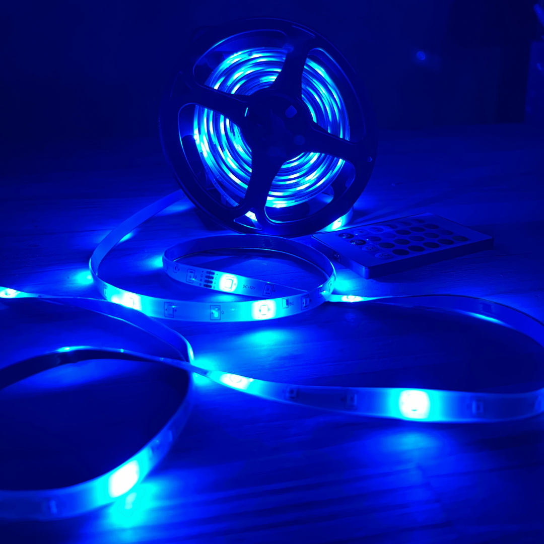 Cinta led RGB (5 metros) + con control remoto
