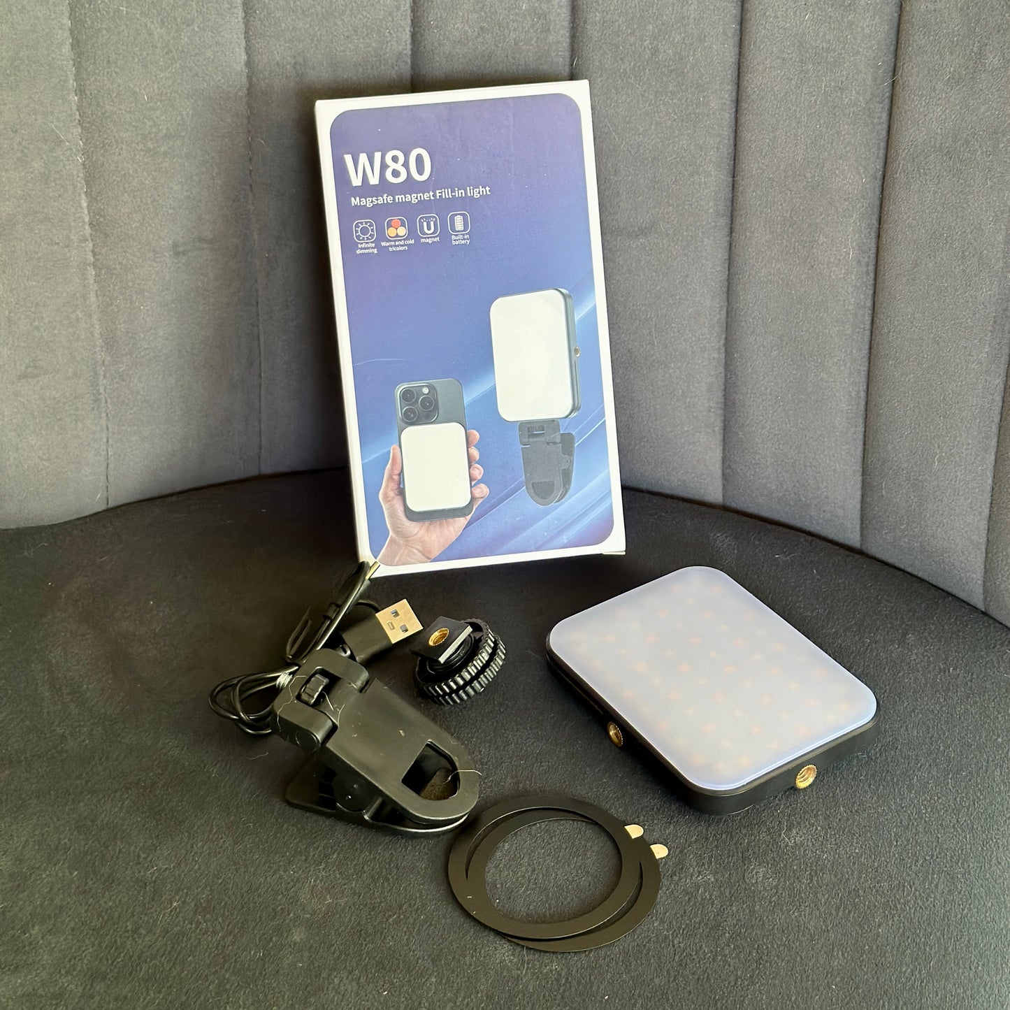 Luz led W80 đČpara celular y cĂĄmaras con MagSafe đ§Č