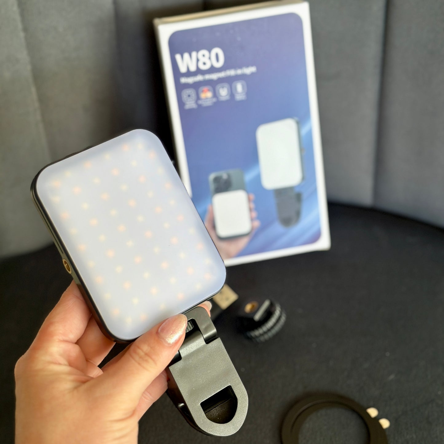Luz led W80 đČpara celular y cĂĄmaras con MagSafe đ§Č