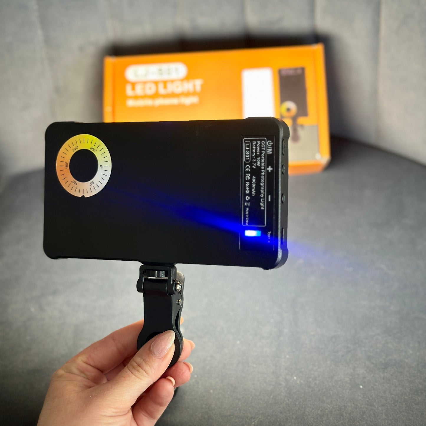 Luz led LJ-S01 BIGđČ para celular o cĂĄmara pro đ«°đ»