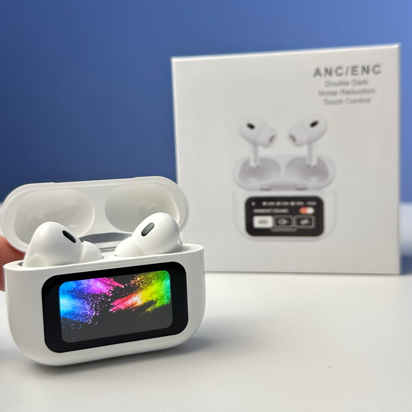 Audífonos aipds PRO 2 con pantalla HD y cancelación de ruido ANC✌🏻