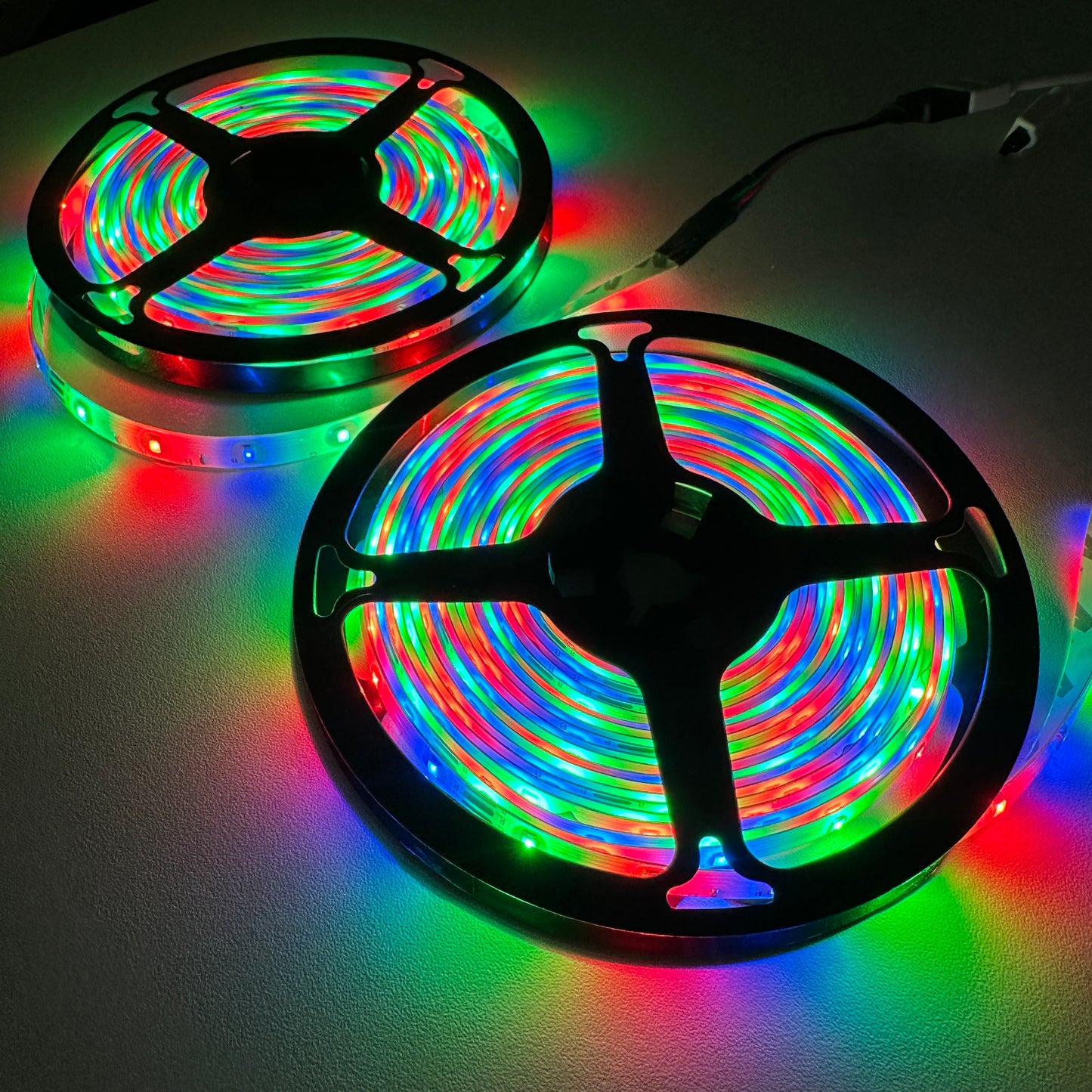 Cinta led multicolor x2 total 10metros