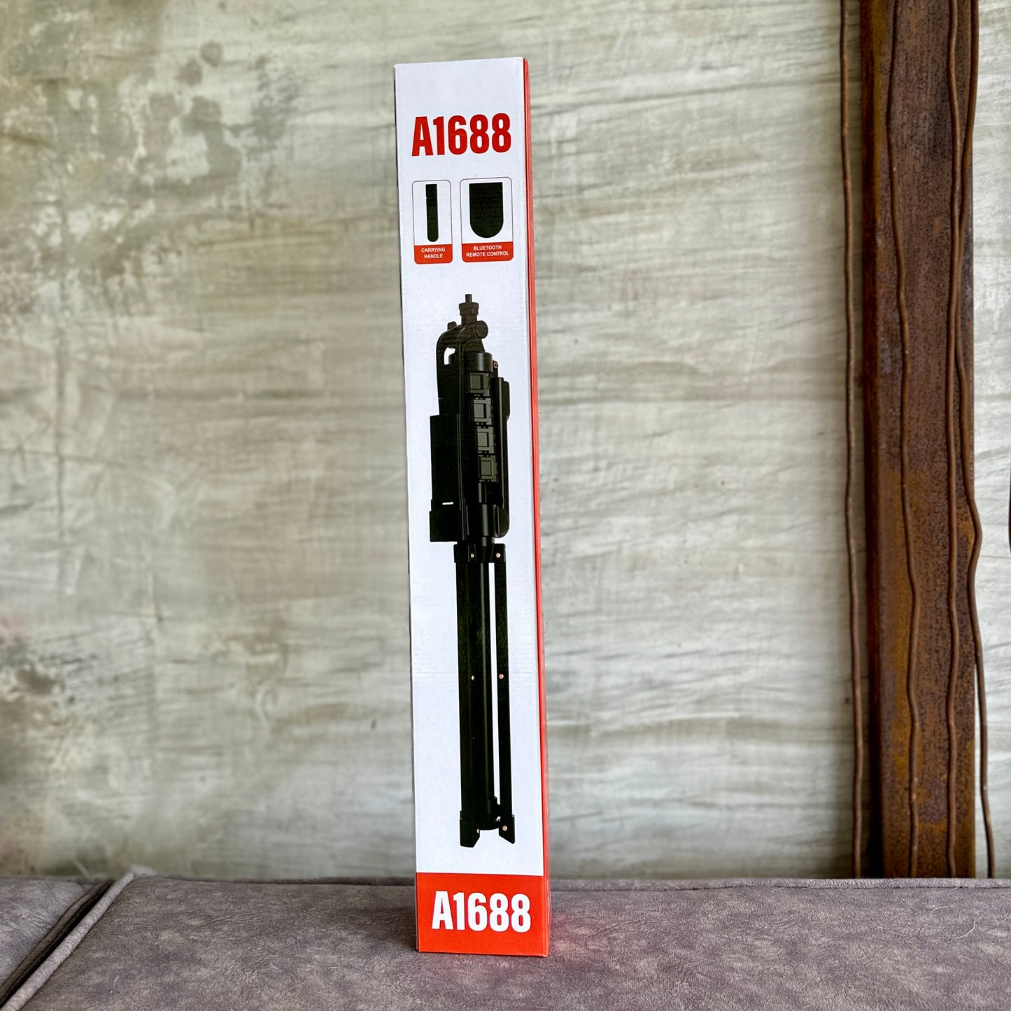 TrĂpode para celular A1688đ altura 1,80