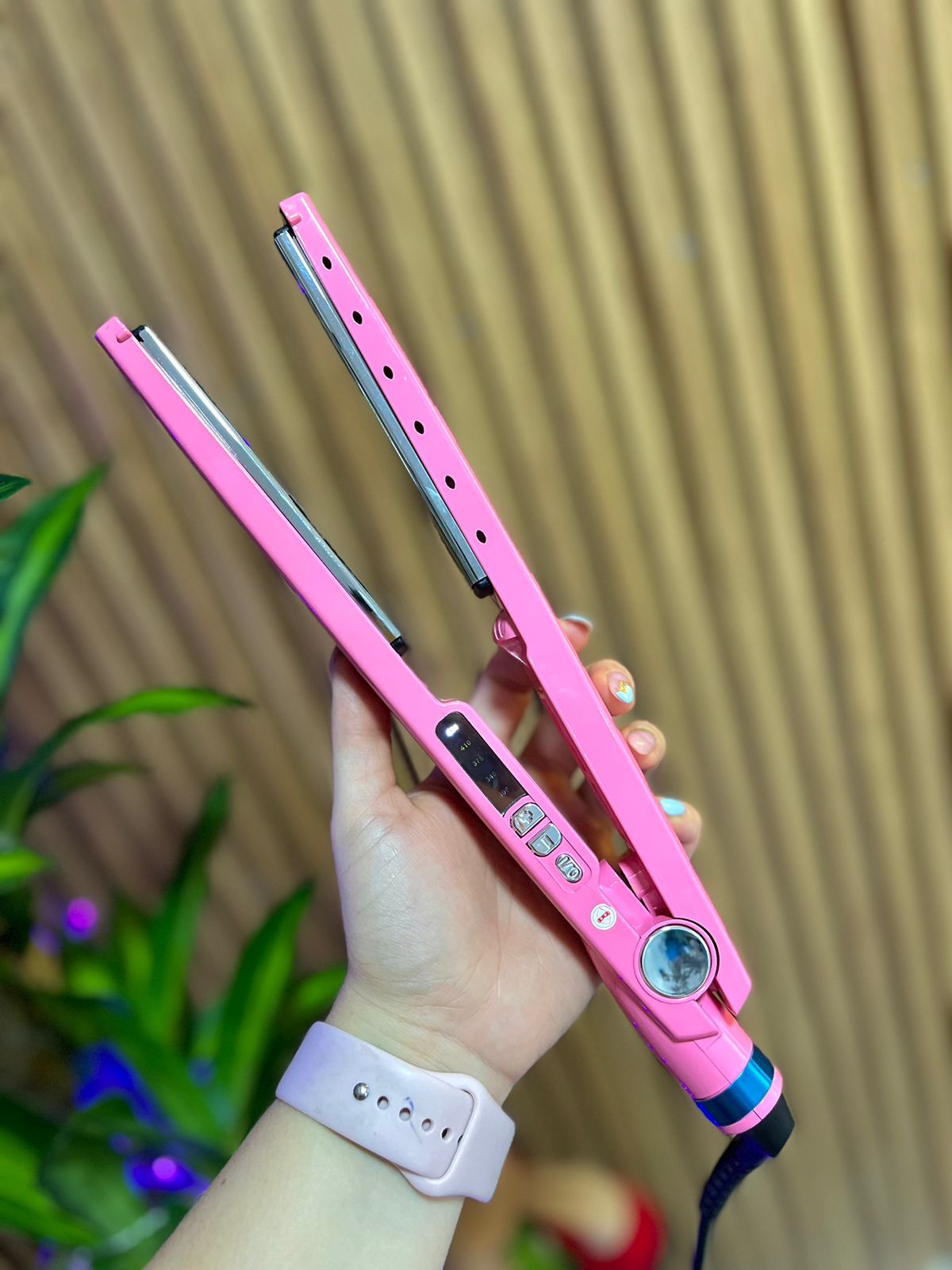 PLANCHA NANO TITANIUM ROSADA