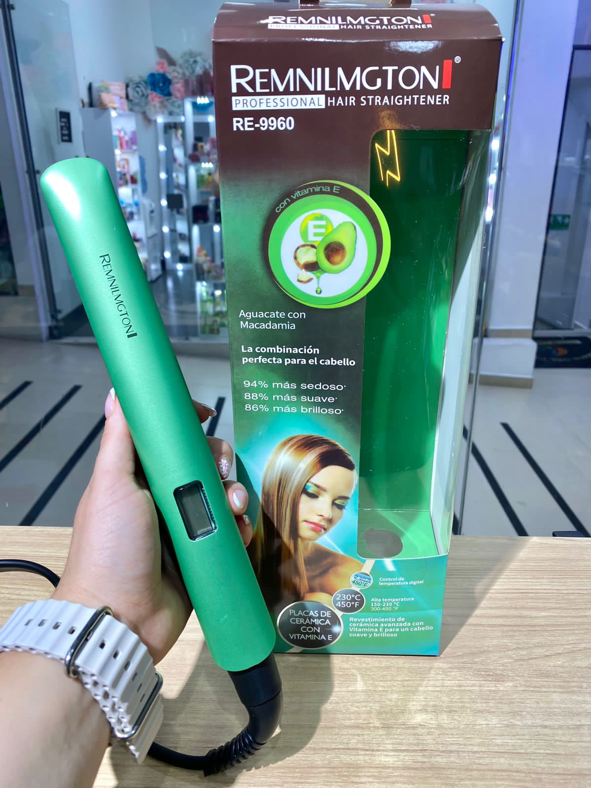 Combo Plancha Plancha Remington Aguacate Original Exito Plancha