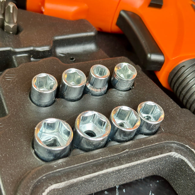 Destornillador eléctrico 47 piezas ⚙️