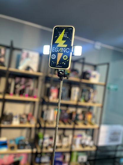 Trípode con altura de 1.70M + 2 luces + control Bluetooth