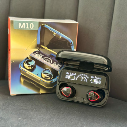 Audífonos con power bank (cargador portátil celular) M-10