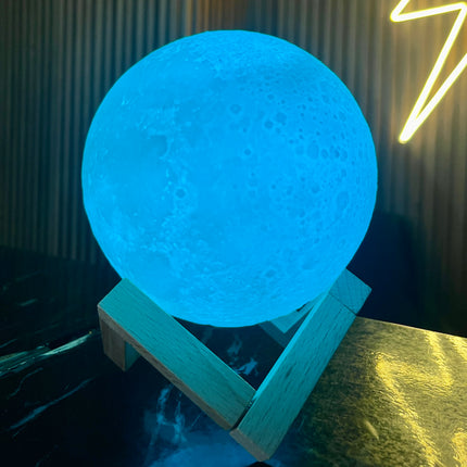 Lámpara luna multicolor 🌈🌕