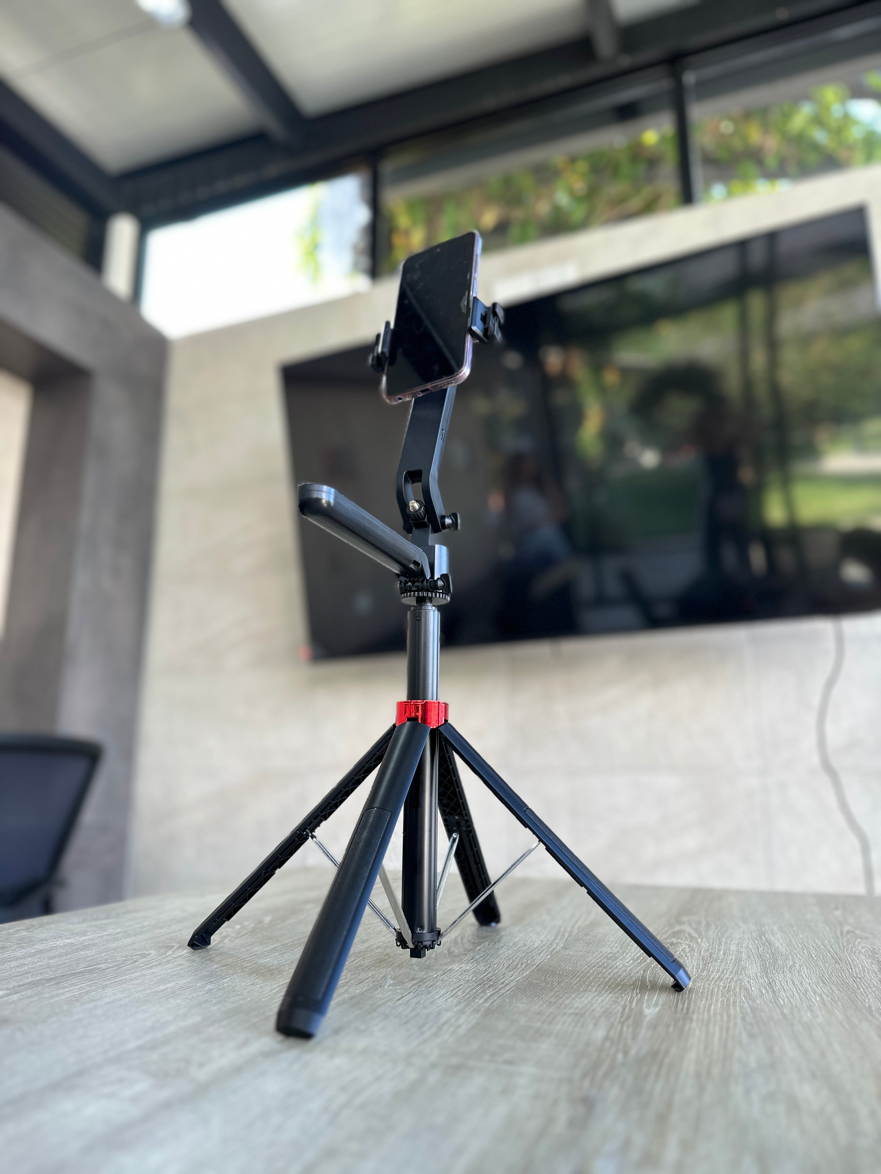 Trípode robot portatil con seguimiento facial 1,85 de altura + control Bluetooth Q185📈⭐️giro 360