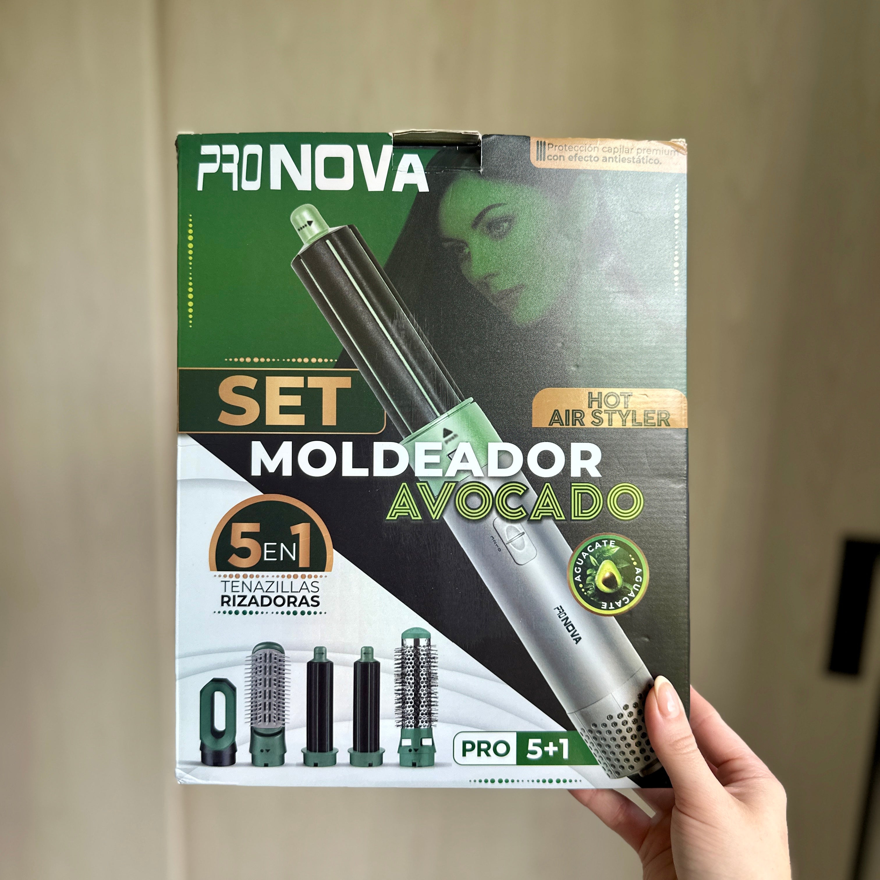 Cepillo moldeador de cabello 5en1 🥑