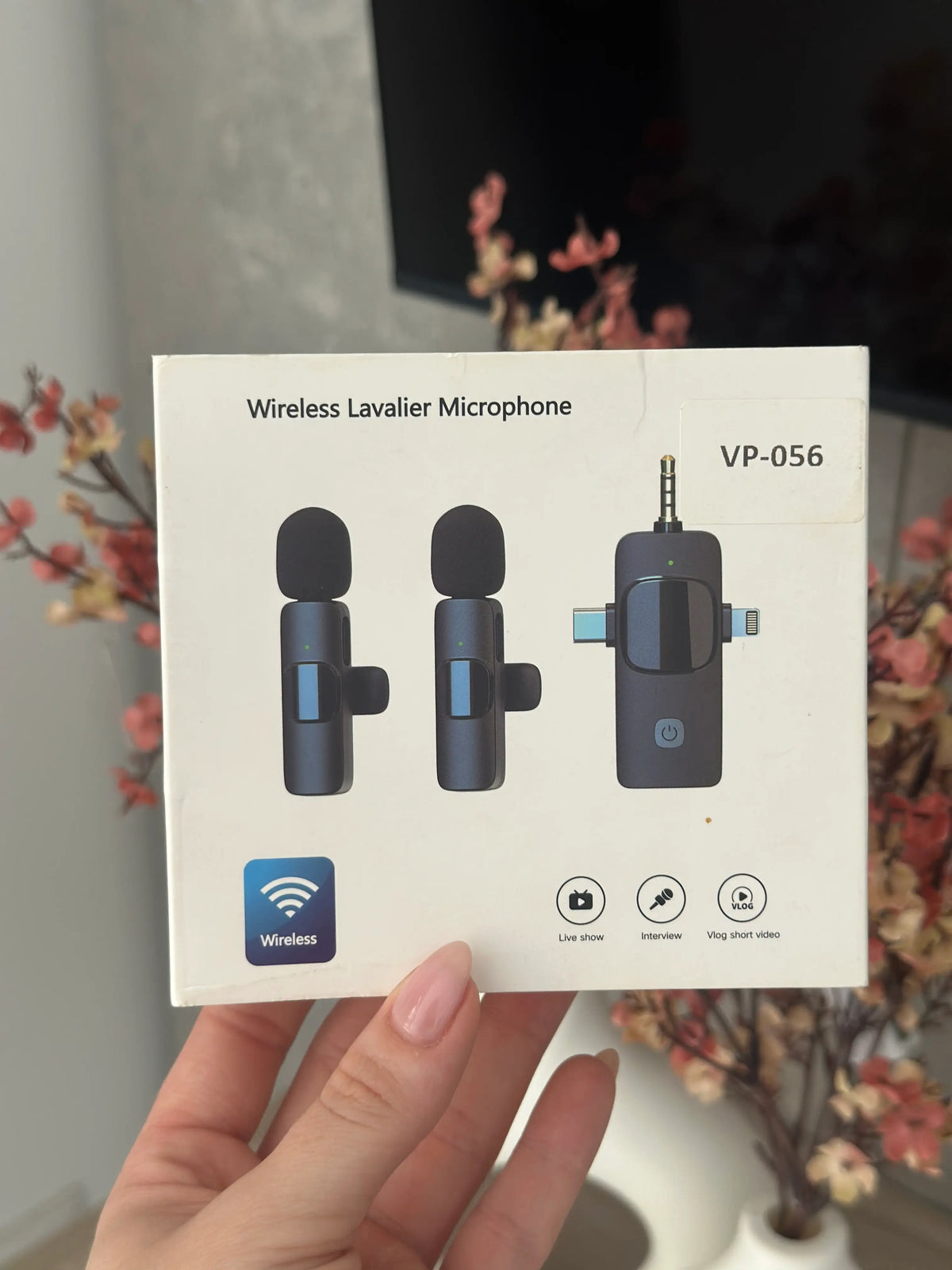 Combo creators baby 📹 2 micrófonos + luz led