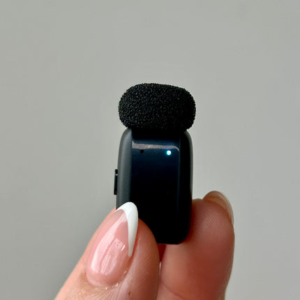 Micrófonos SX35 MINI 🎙️+ caja de carga inalámbrica