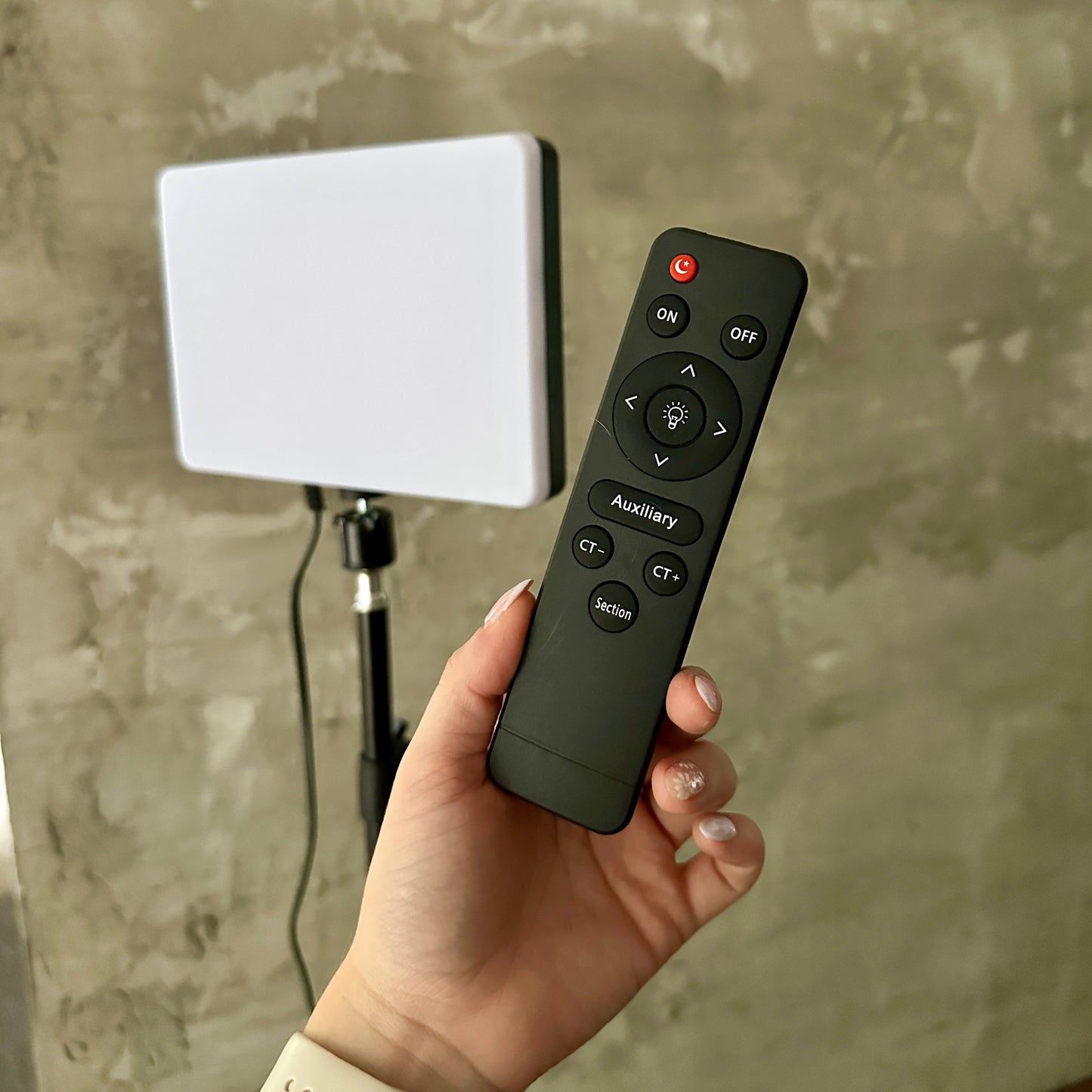 Panel de luz PRO VP-097 📽️🎞️🎬 + trípode 2 metros