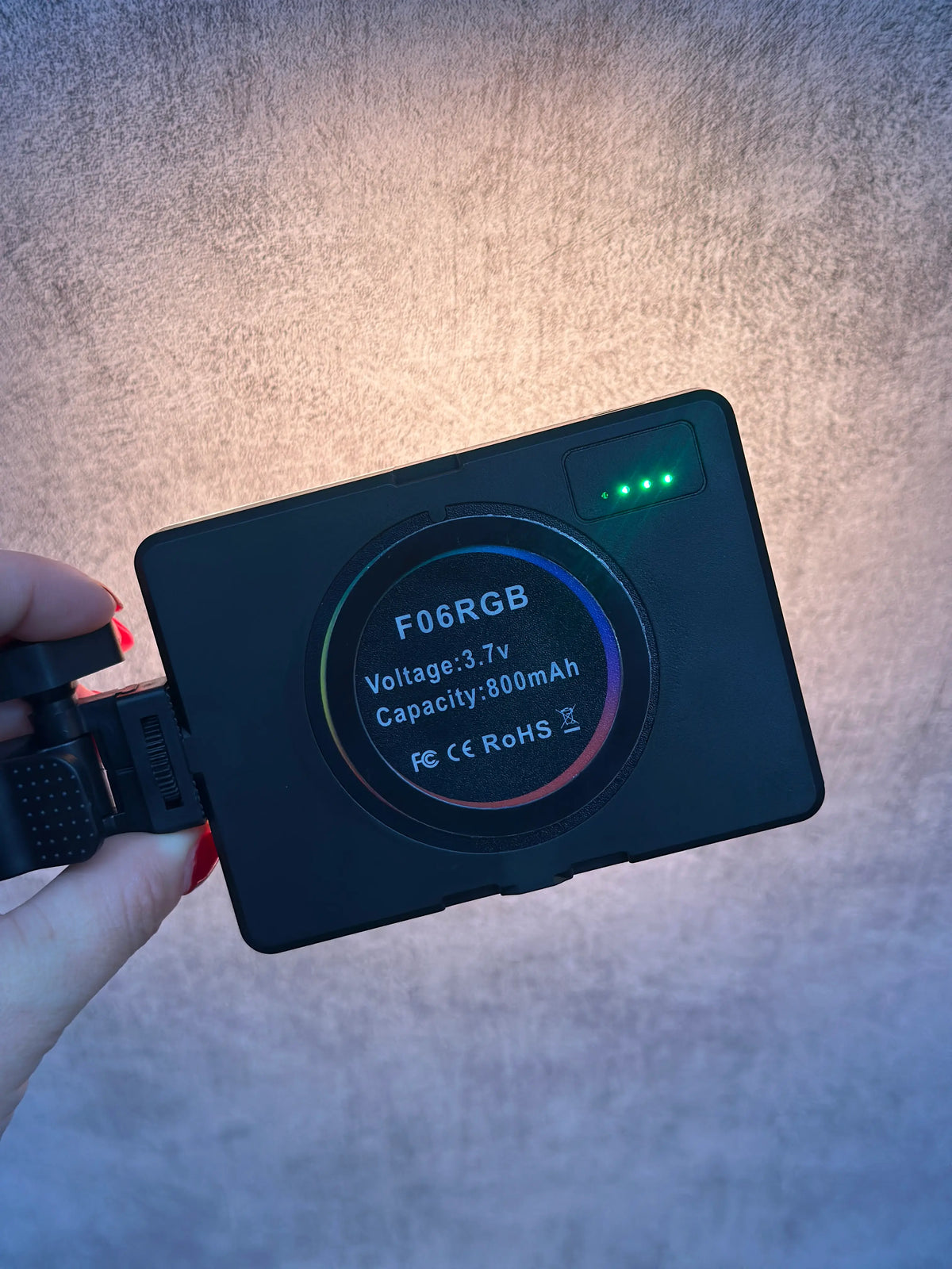 Mini panel de luz F06 rgb