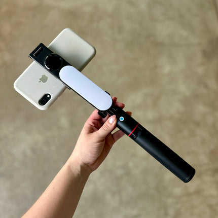 Trípode con luz y control bluetooth L15📸⚡️