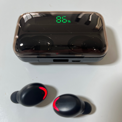 Audífonos con power bank (cargador portátil celular) F-9
