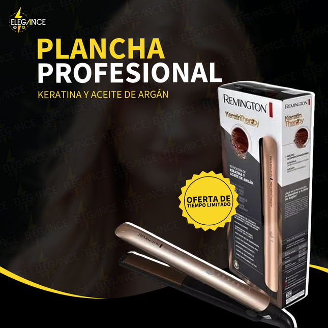 Plancha Profesional Keratina y Aceite de Argán