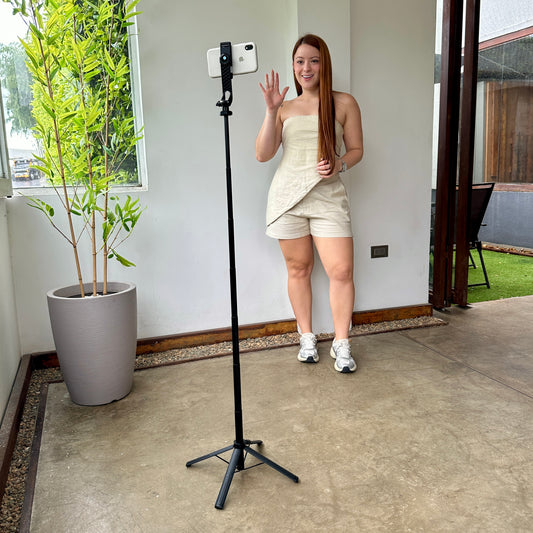 Trípode para celular K27📲 con control Bluetooth