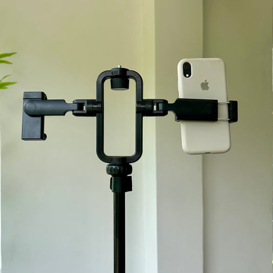 Trípode doble para celular 📲 altura 1,90 📈 N01⚡️