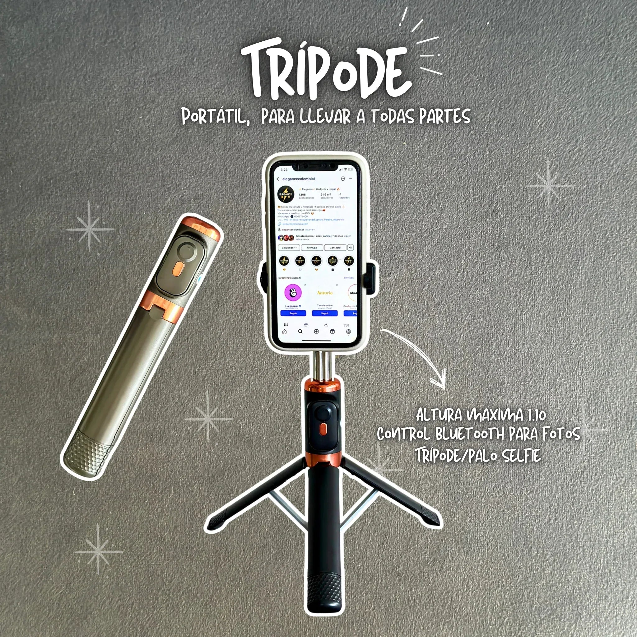 Kit Pro Para Creadores – Micrófono Doble VP-056 + Luz RGB + Trípode JC16
