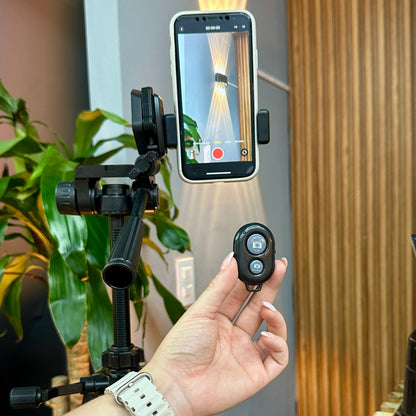 Trípode profesional con bluetooth👌🏻para celular y cámara 360 1,70 de altura