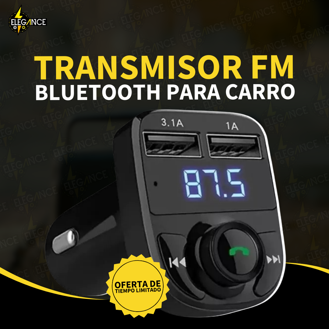 Transmisor FM Bluetooth para Carro