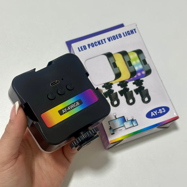 Luz led recargable multicolor ⚡️🌈