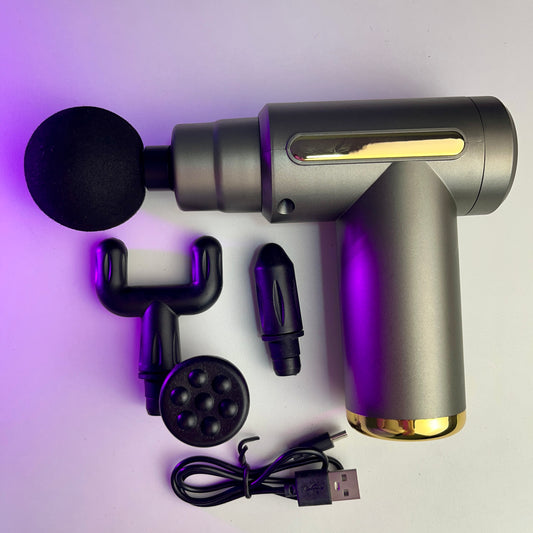 Masajeador GUN recargable para terapia y masajes⚡️