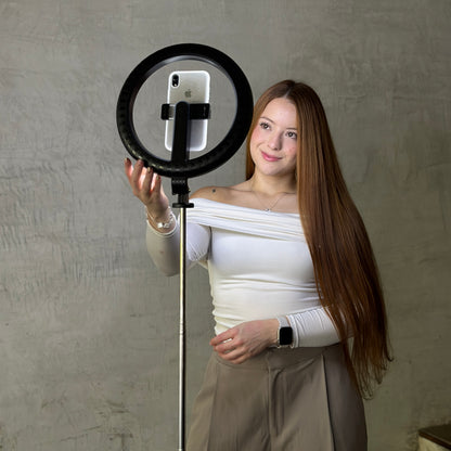 Trípode con aro de luz P220-Q 📸🤳