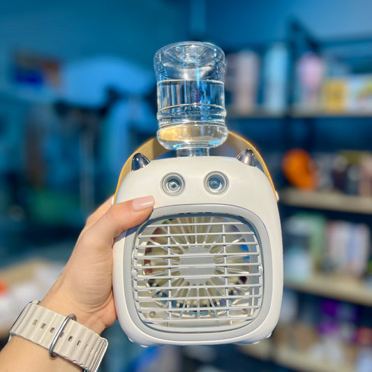 Ventilador con vapor 💦 recargable