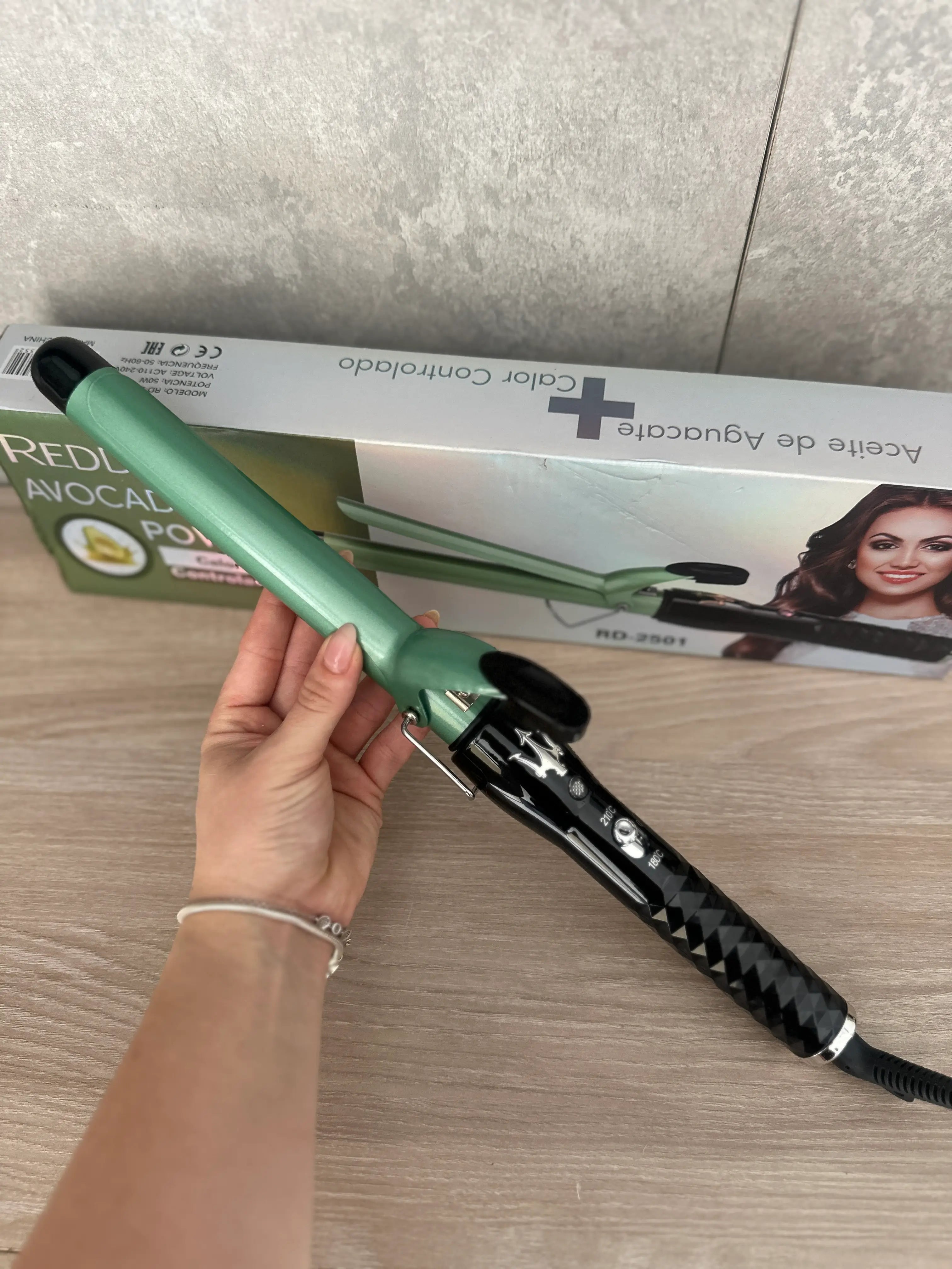 Rizador aguacate para el cabello 🥑