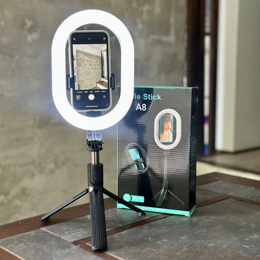 Aro de luz mini + trípode y control A8🤳⭐️