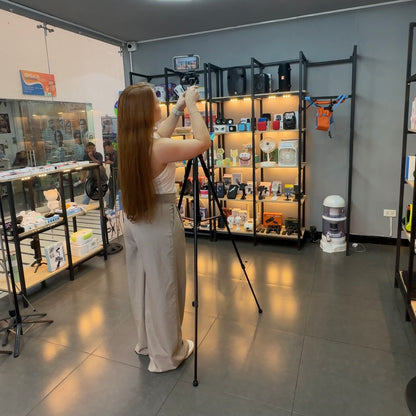 Trípode profesional con bluetooth👌🏻para celular y cámara 360 1,70 de altura