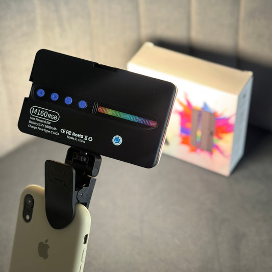 Luz led M16 RGB🌈 para celulares y cámaras