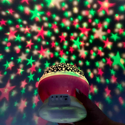 Lampara proyectora de lunas y estrellas ✨ Star master 🌈